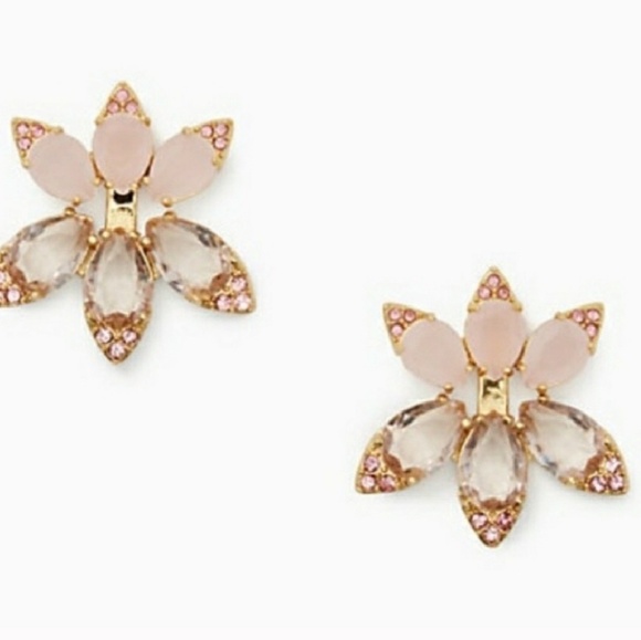 KATE SPADE | Blushing Blooms Ear Jackets - Picture 3 of 5